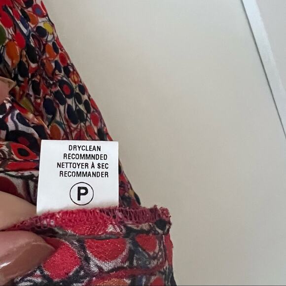 Anthropologie Bl-nk London Colorful Printed Naomi Blouse - Picture 8 of 8